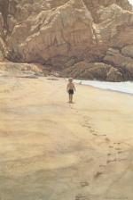 水粉大师Steve Hanks 235-Footprints in the Sand